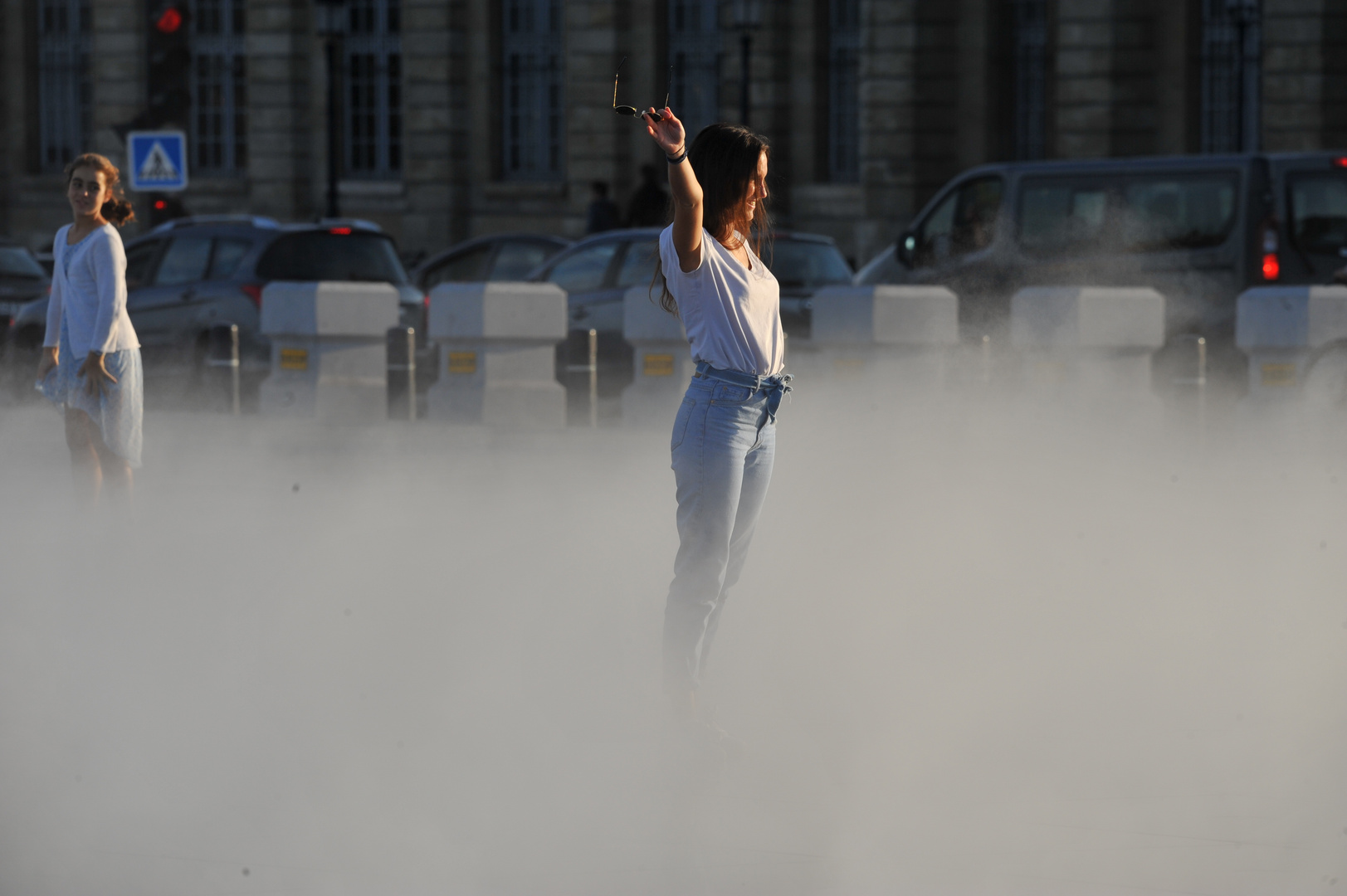 ds un bain de brume  , mirroir d'au bordeaux 