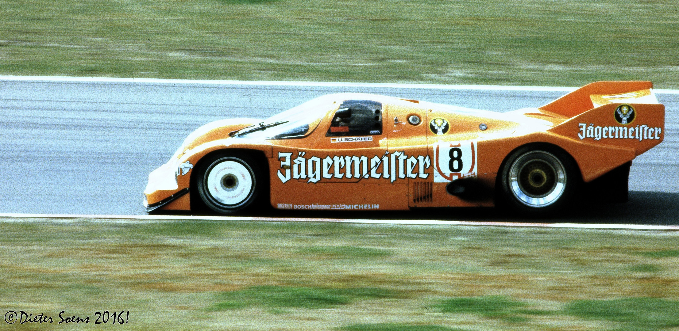 DSC_001207102016  Jägermeister Brun Porsche 962C Nr.8. Porsche Kundenwagen Mag. B Nr.12.