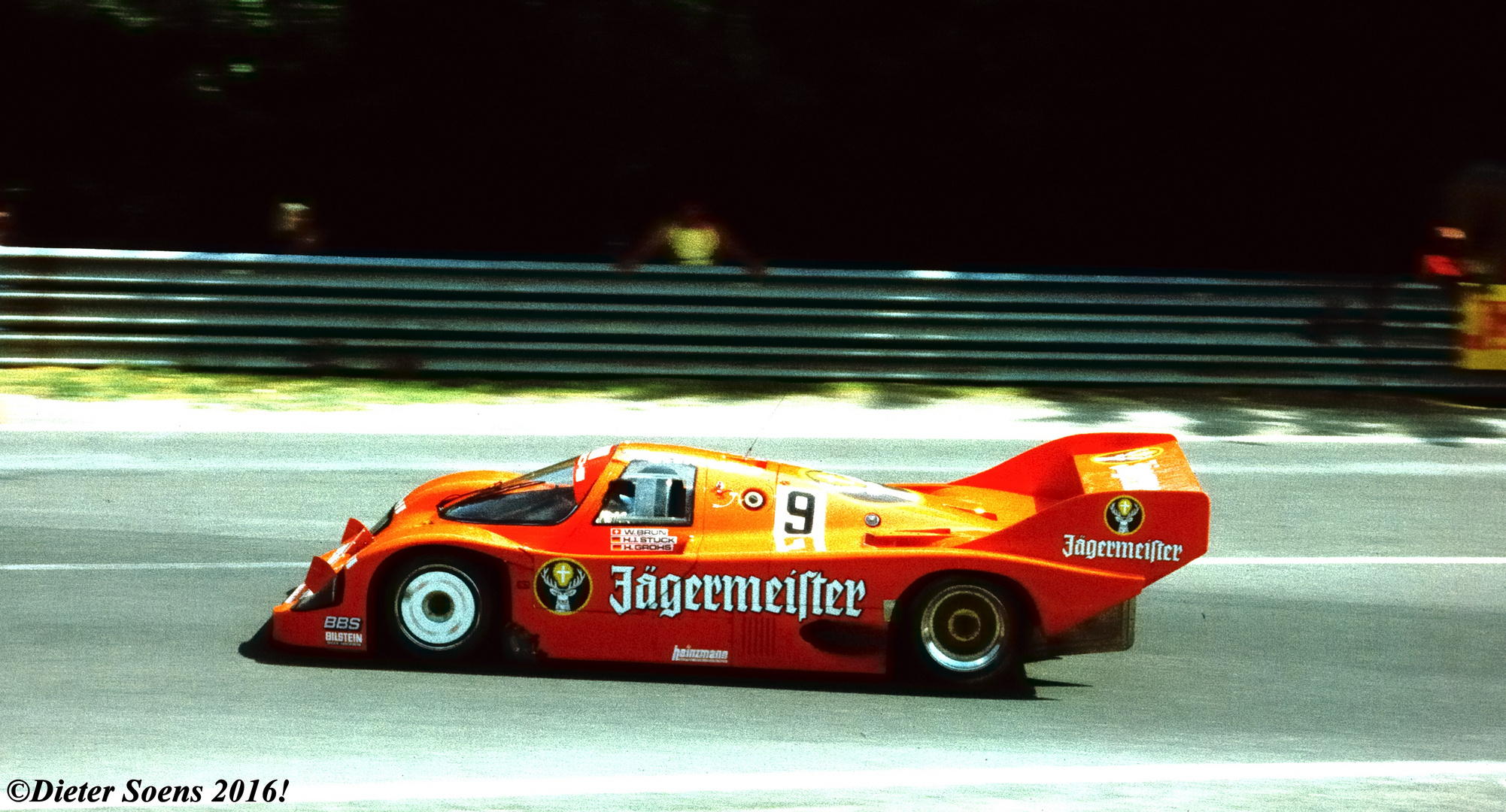 DSC_001603102016 Brun Porsche 956 #116 Nr.9. Porsche Kundenwagen Mag. A Nr.16.