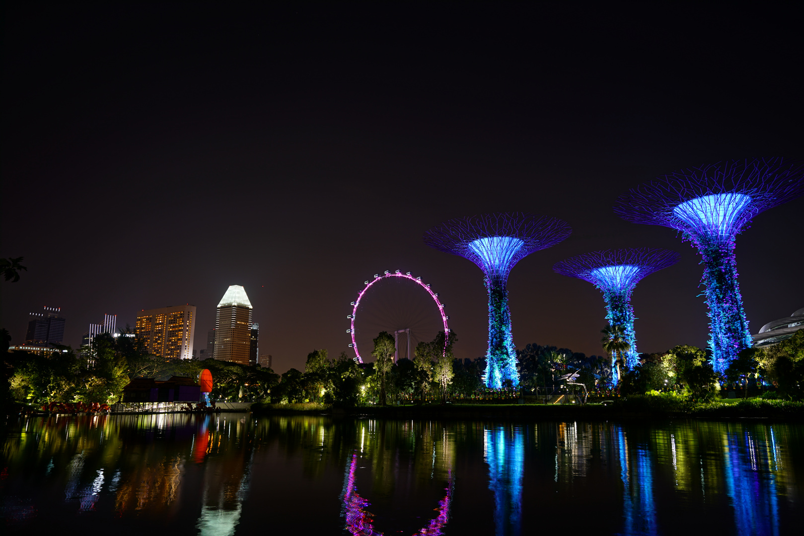 DSC03096 Singapur bei Nacht