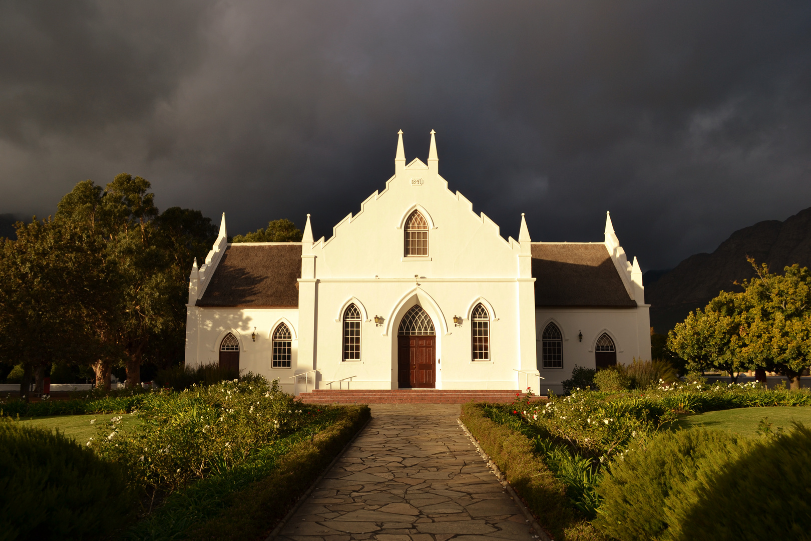 DSC_0430bFranschhoek Church Foto & Bild africa, southern africa