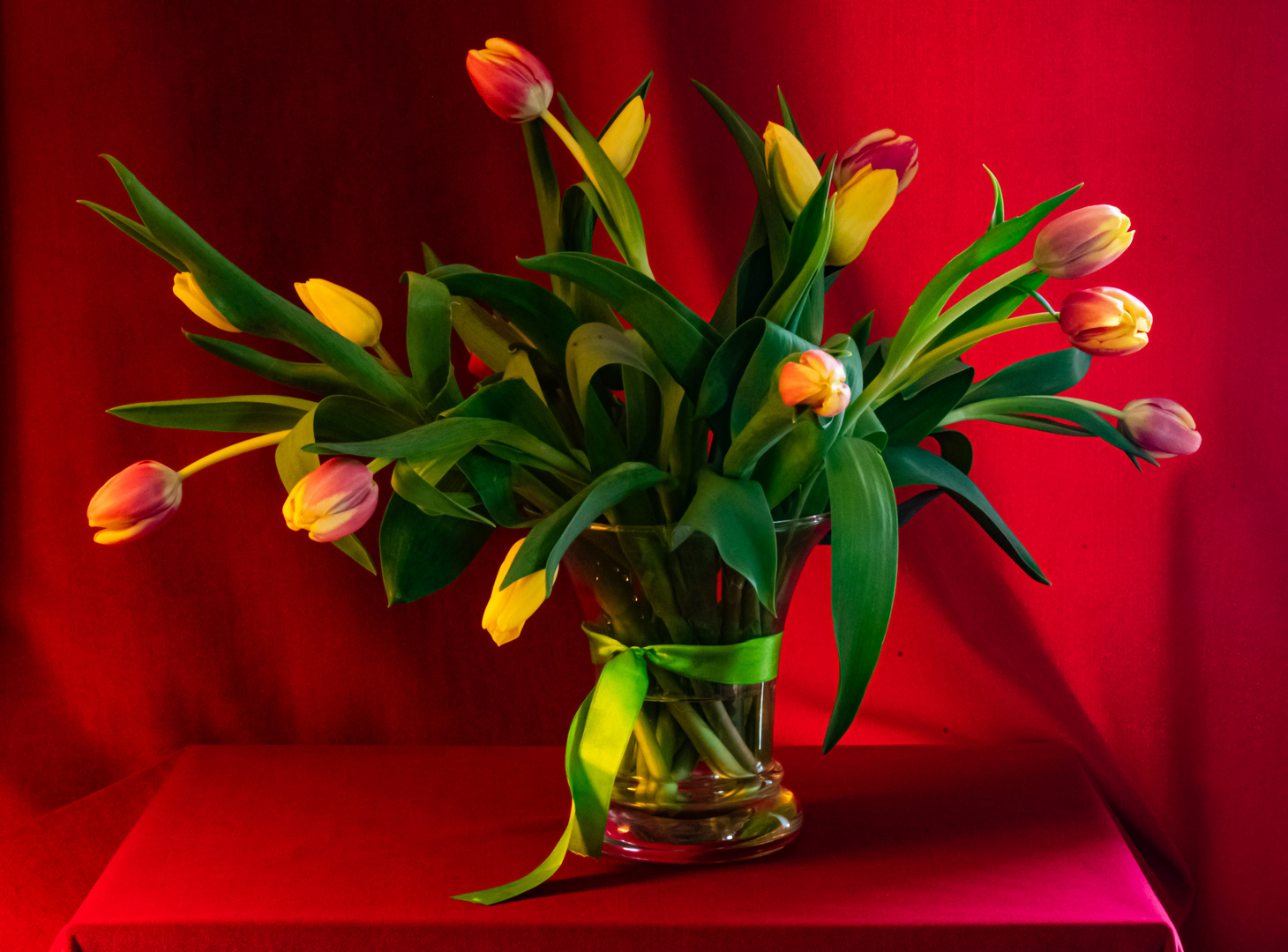 DSC_0793-4  Tulpenstrauß in Vase