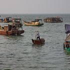 Dschunken im Hafen von Beihai (1)