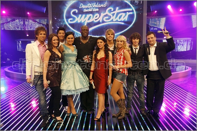 DSDS-Gruppenfoto mit Seal