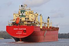 DSM CASTOR auf dem Wege nach Russland 