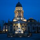 dt. Dom in Berlin am Gendarmenmarkt zur "blauen Stunde"