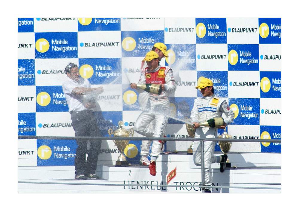 DTM 2007 Saisonauftakt in Hockenheim (18) - Sektdusche