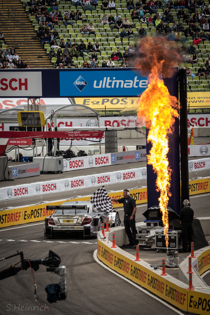 DTM im Olympiastadion in München 2012 Jamie Green