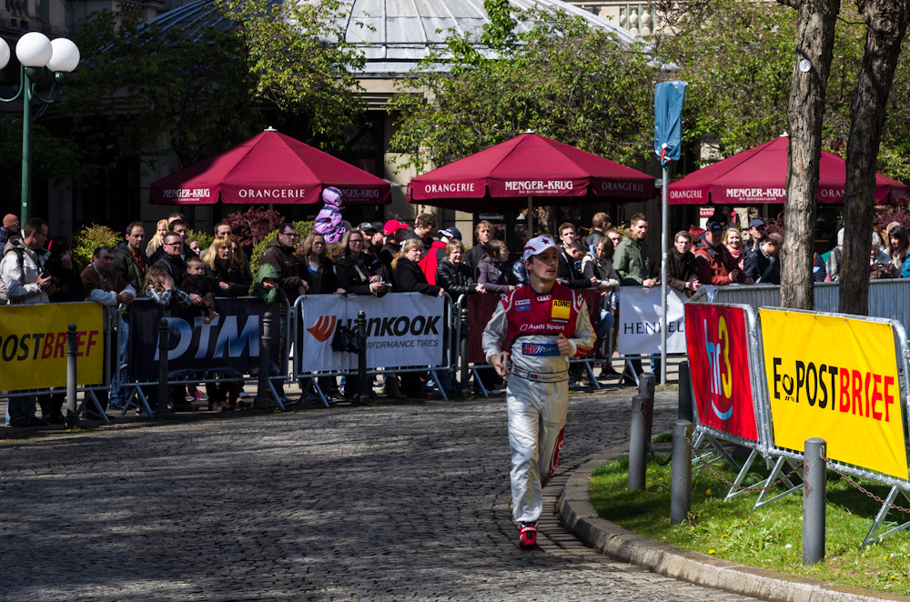 DTM-Pilot Albuquerque rennt schon bei der Präsentation hinterher