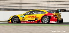 DTM Test - Silberpfeil in gelb-rot