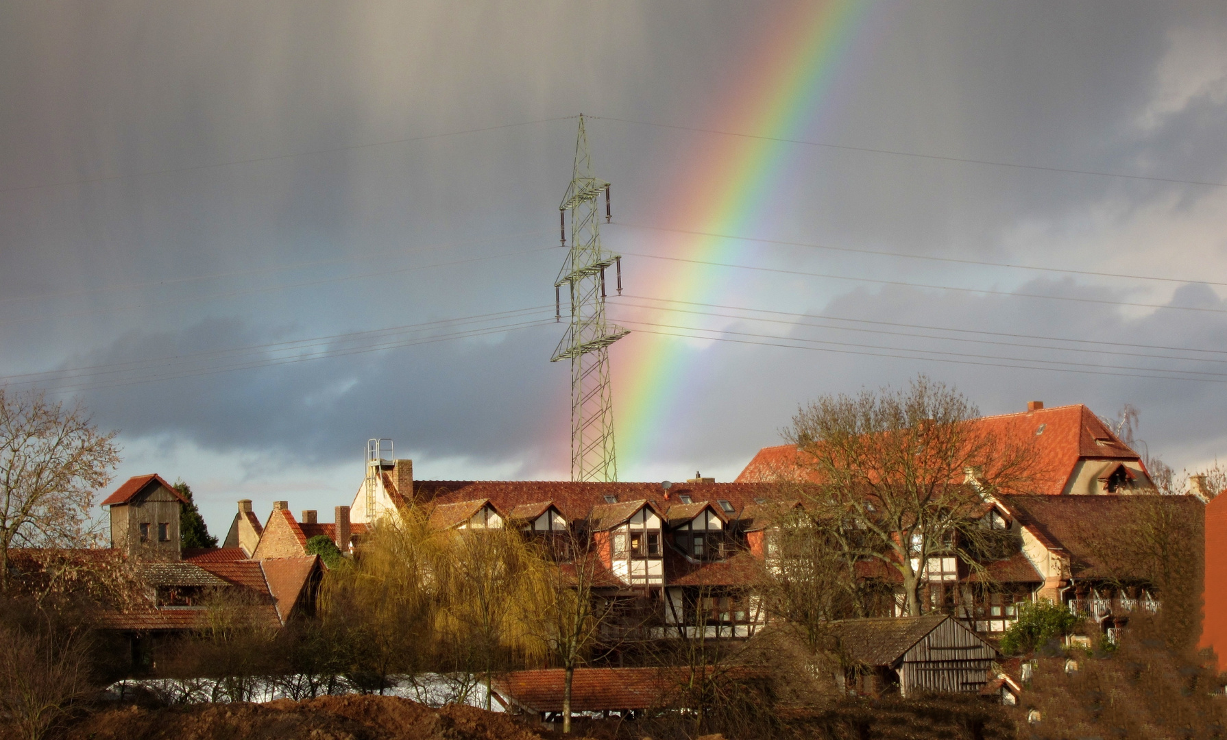 Du bekommst keinen Regenbogen ohne Regen!