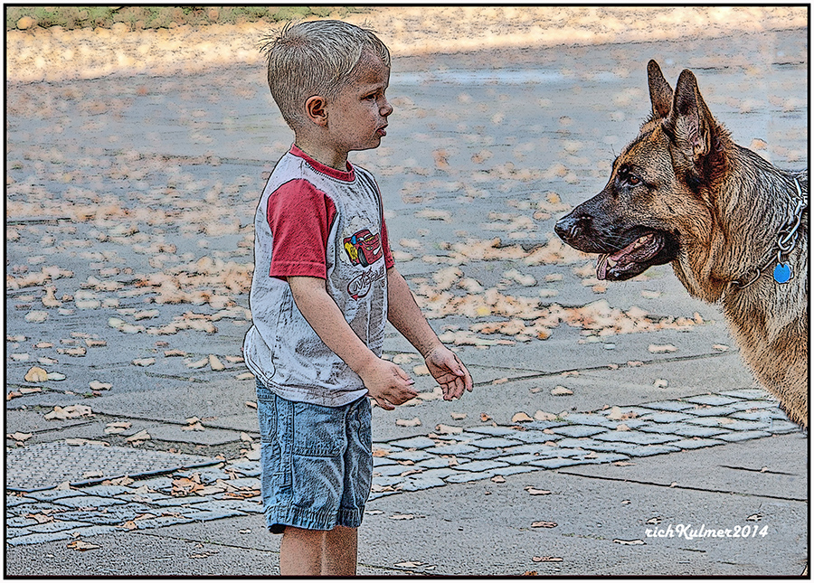 Du bist der Böse Wolf?