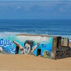 Du bleu sur la plage de Labenne (Landes)