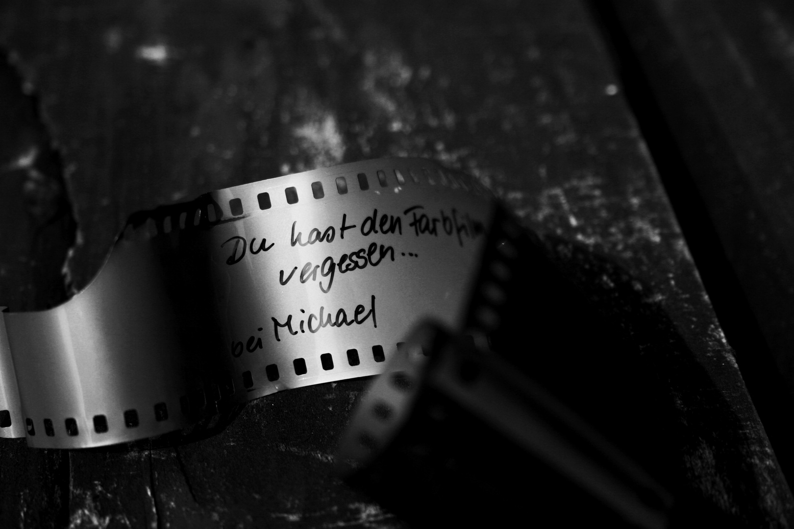 Du hast den Farbfilm vergessen...