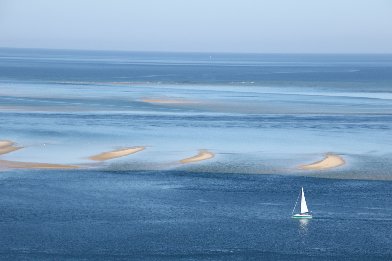 du haut de la dune du Pyla !