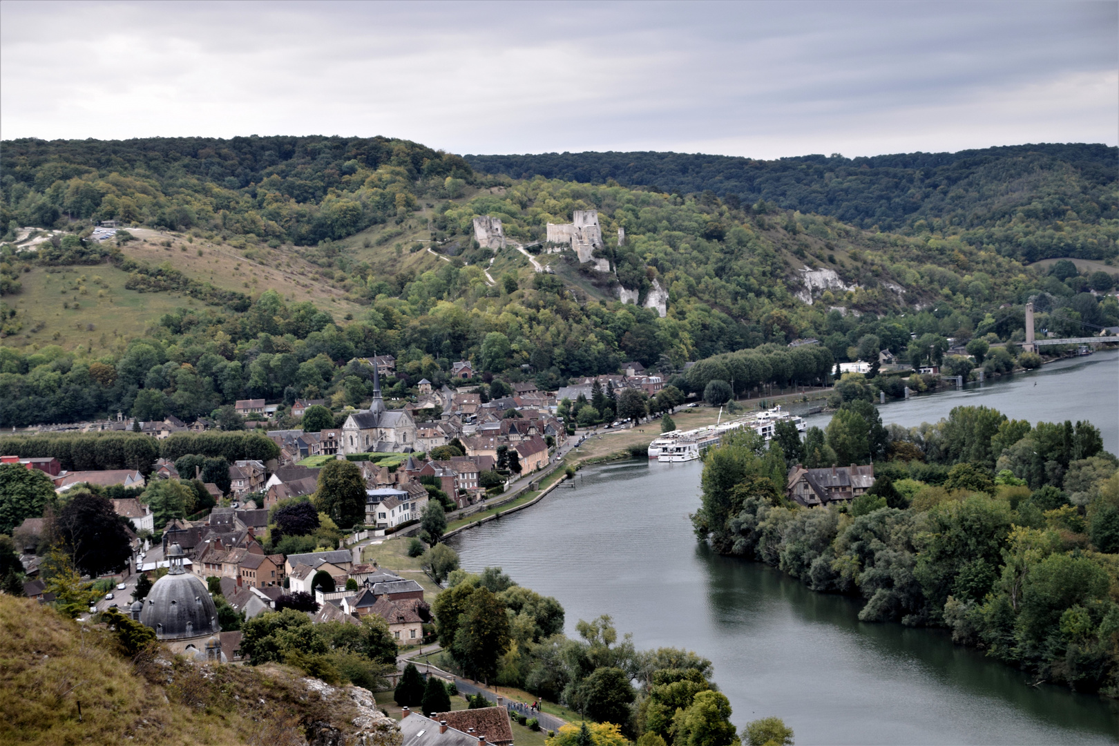 Du haut de la falaise