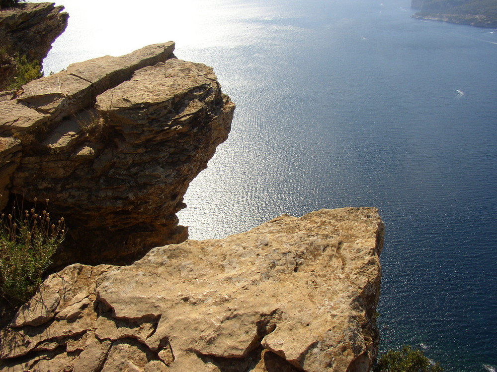 Du haut de la falaise de Cassis