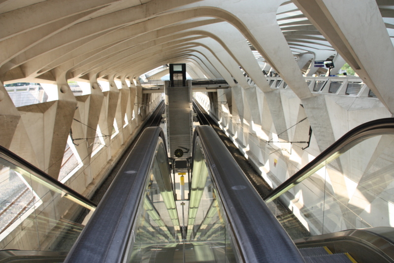 Du haut de l'escalier