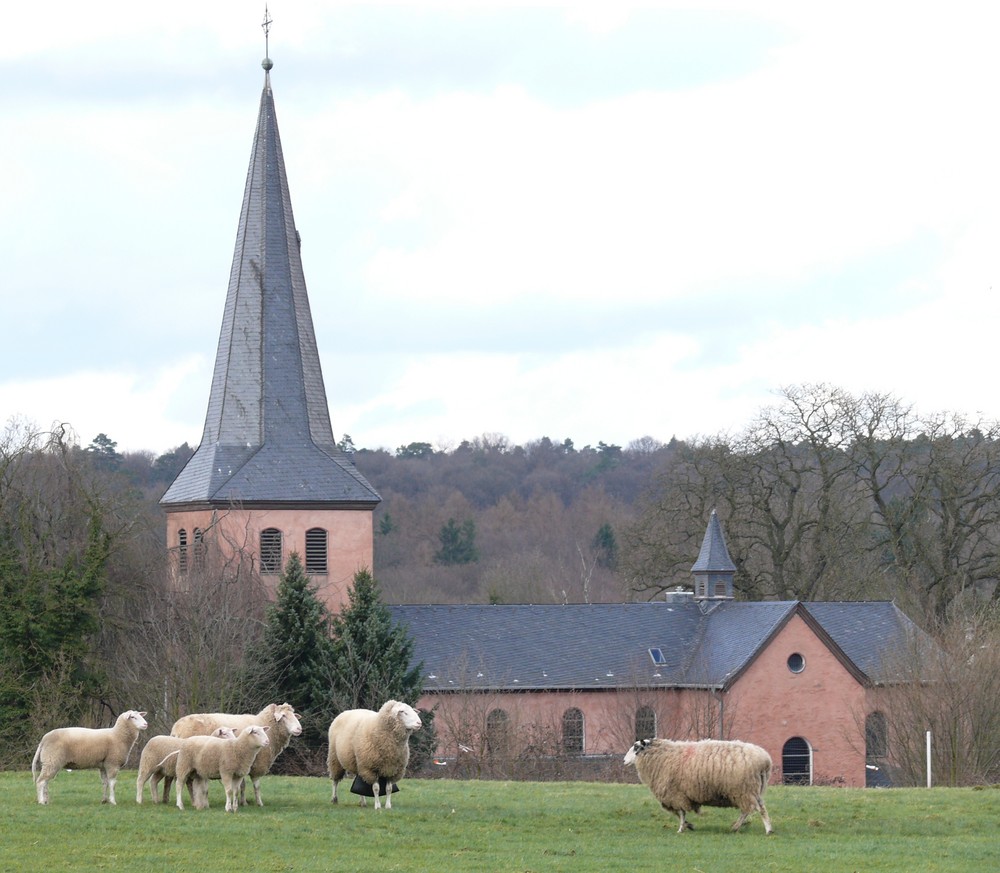 "Du kommst zu spät zur Messe!"