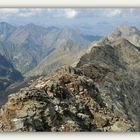 Du Pic de Spijeoles 3065m, vue sur Pic de Hourgade 2964m, Hte Garonne,Luchonnais,Pyrénées.