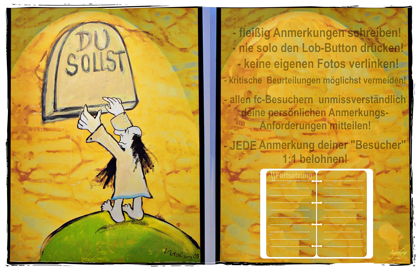 Du sollst . . . 