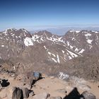 Du sommet du Toubkal (4167m)