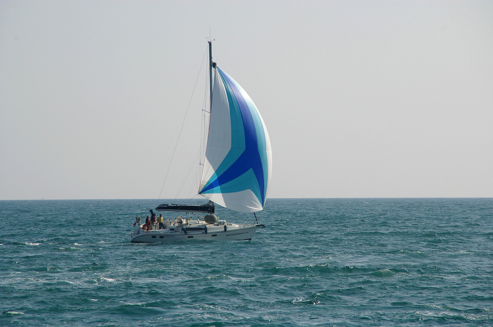 du vent dans la voile.