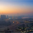 Dubaï dans la brume vespérale