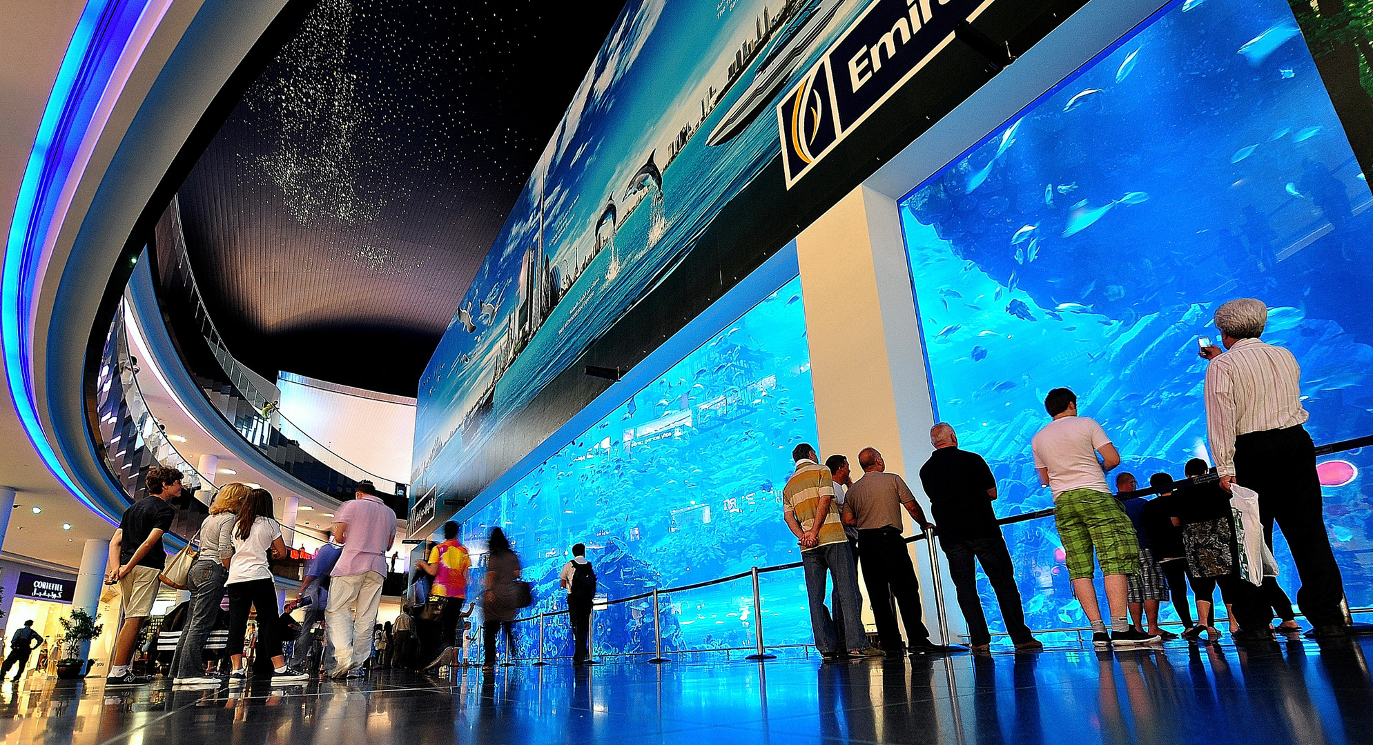 Dubai Aquarium Ueberblick