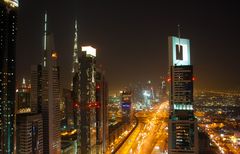 Dubai at night