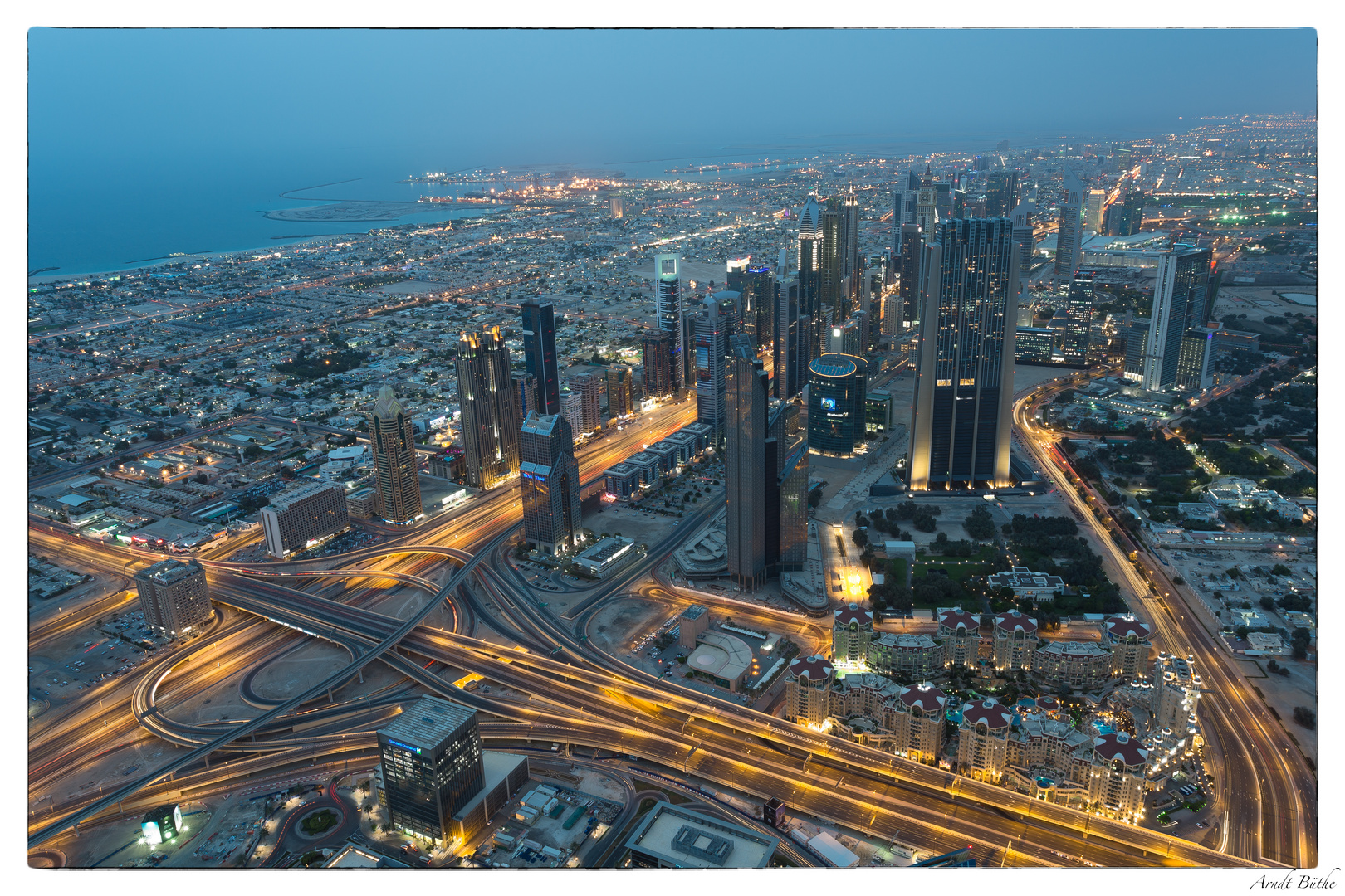 Dubai at night