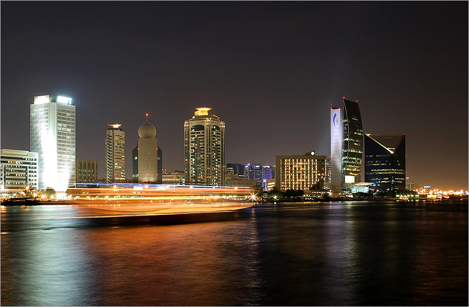 Dubai at Night (Creek)