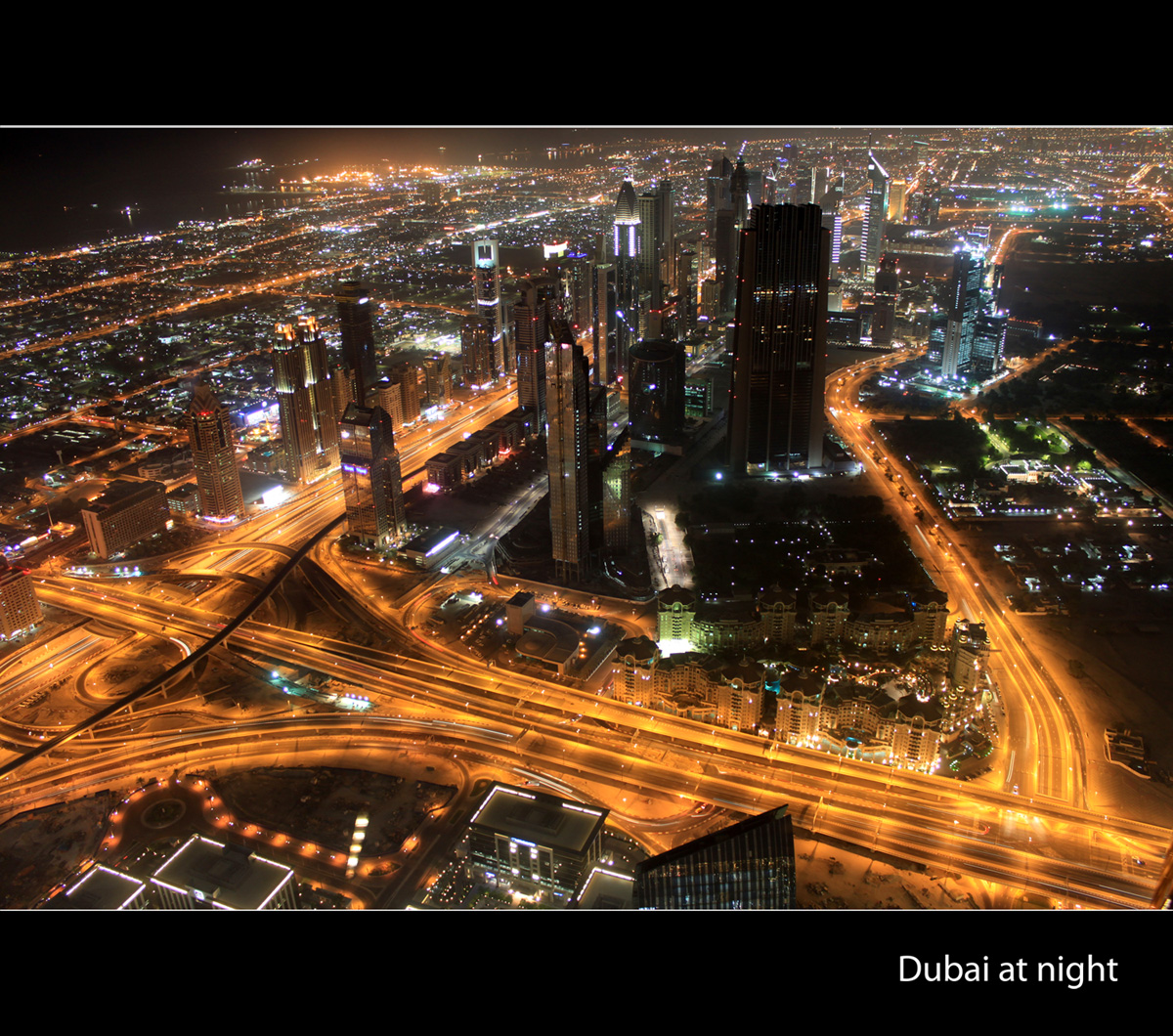 Dubai at night