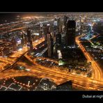 Dubai at night