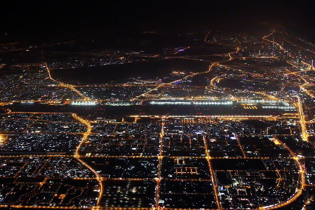 Dubai Bei Nacht Foto Bild Architektur Architektur Bei Nacht Technik Bilder Auf Fotocommunity