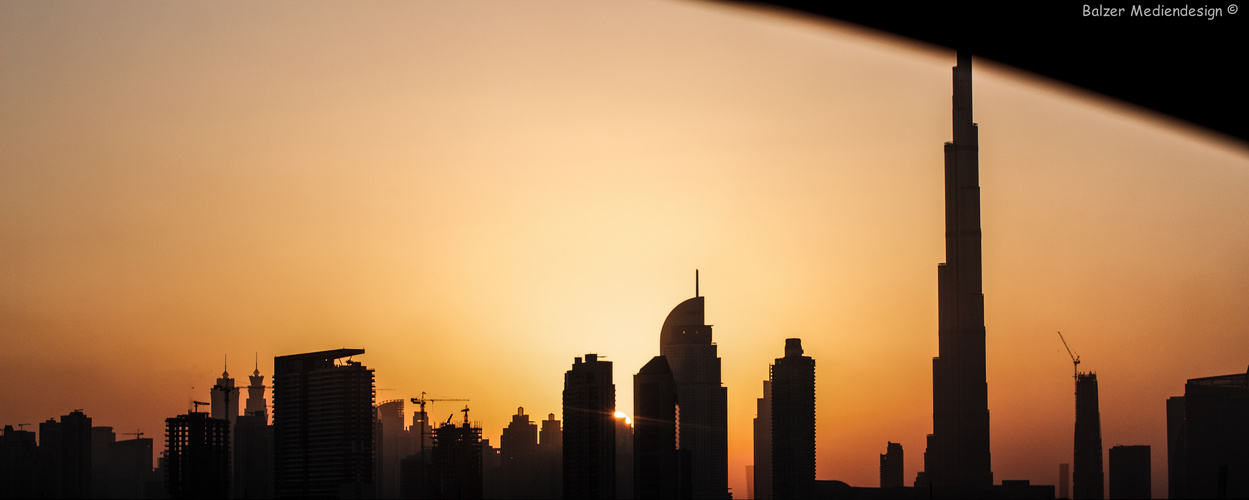 Dubai bei Sonnenuntergang