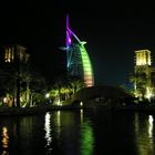 Dubai Burj Al Arab bei Nacht