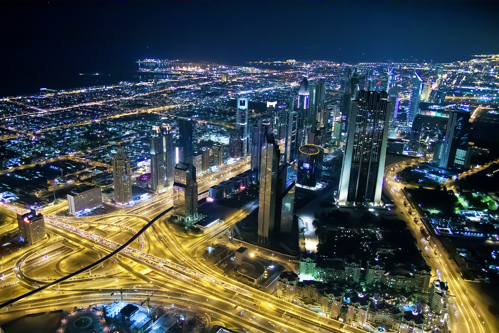 Dubai by night