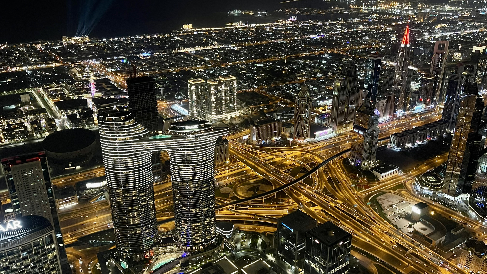 Dubai by night