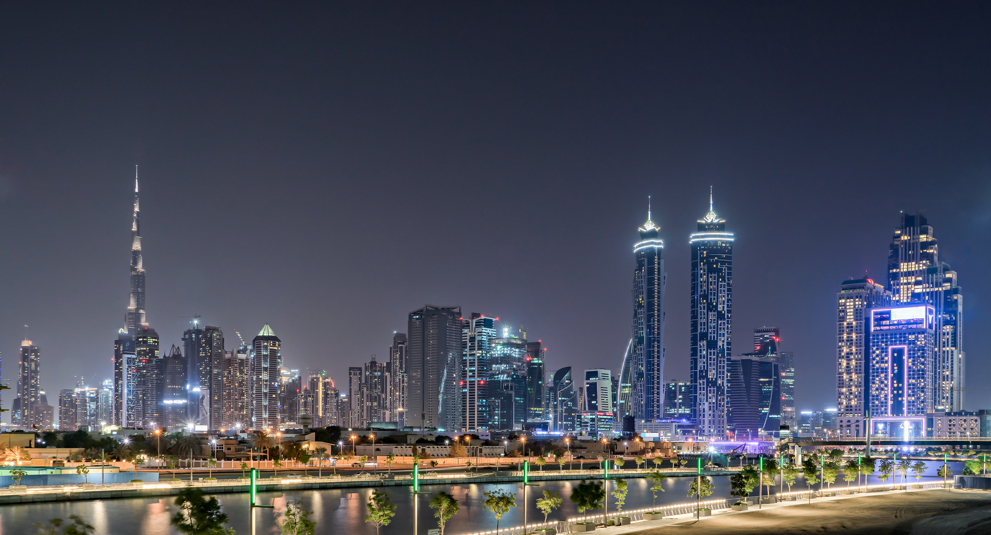 Dubai by night