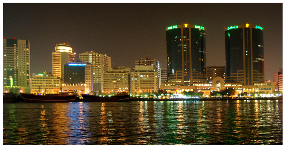 Dubai Cornish Night View