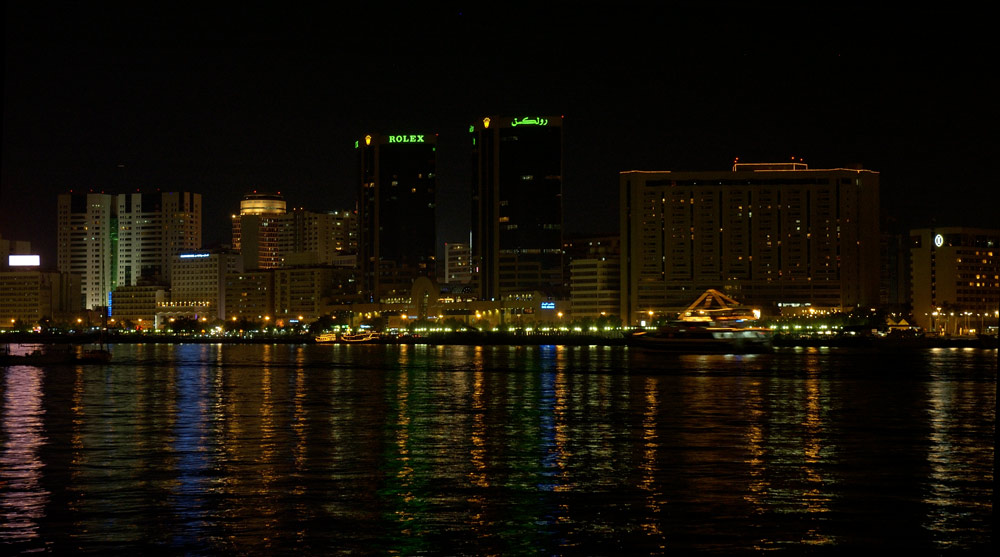 Dubai Deira side at night
