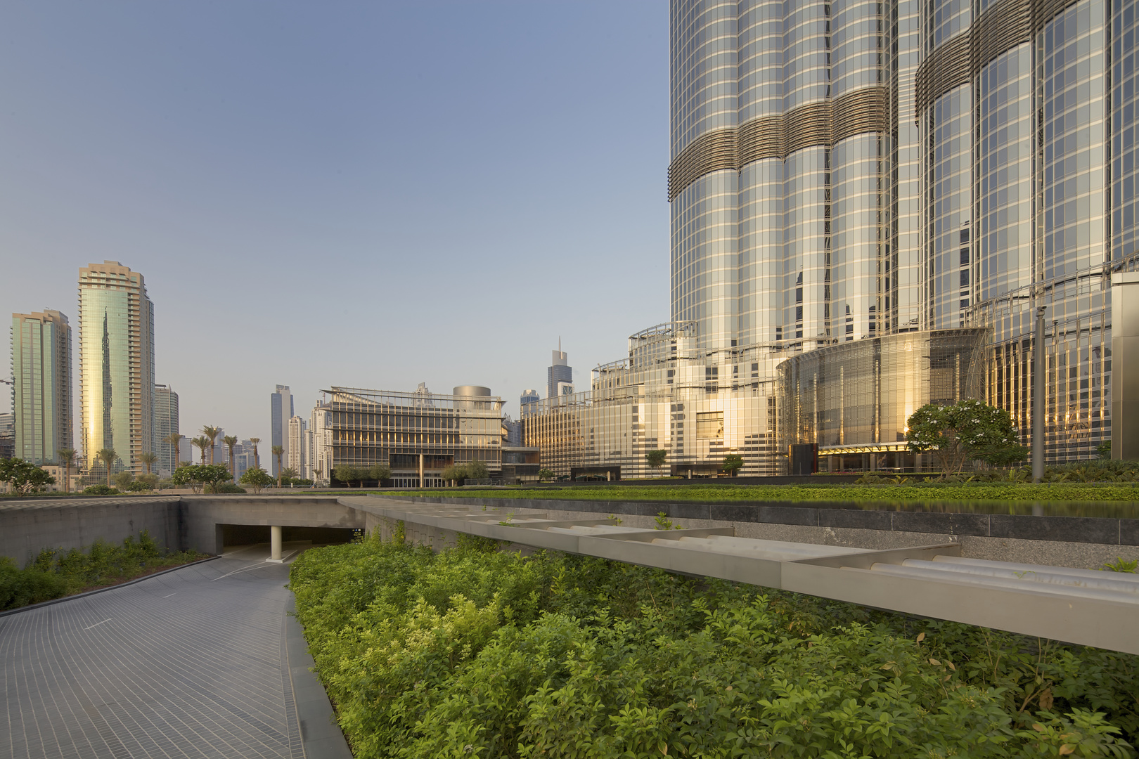 Dubai Garagenansicht vom Burj Al Khalifa