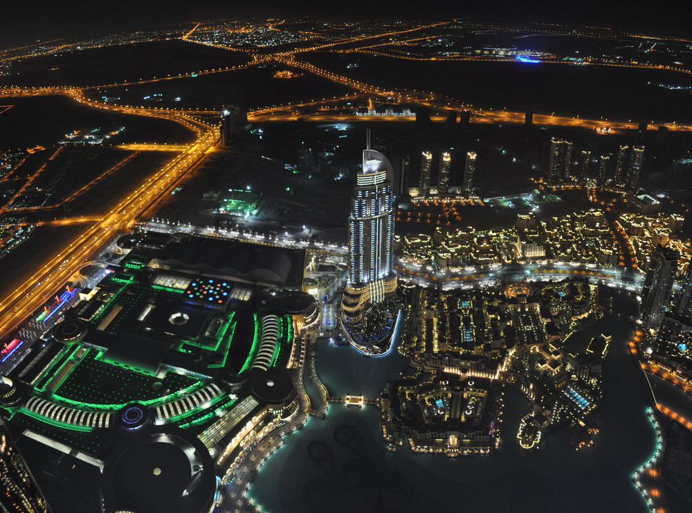 Dubai in der Nacht