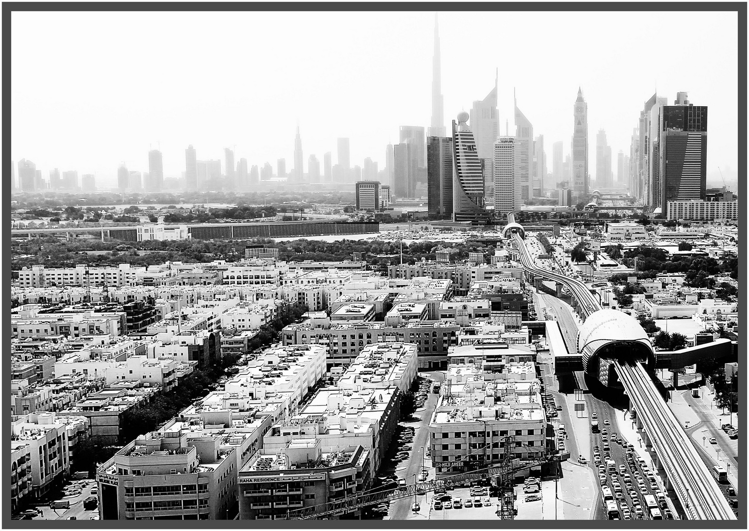 ...Dubai in Schwarz - Weiß...