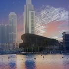 Dubai Lake mit Oper