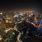 Dubai Marina at night