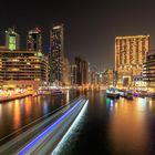 Dubai Marina bei Nacht