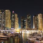 Dubai Marina bei Nacht