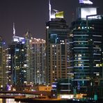 Dubai Marina by night